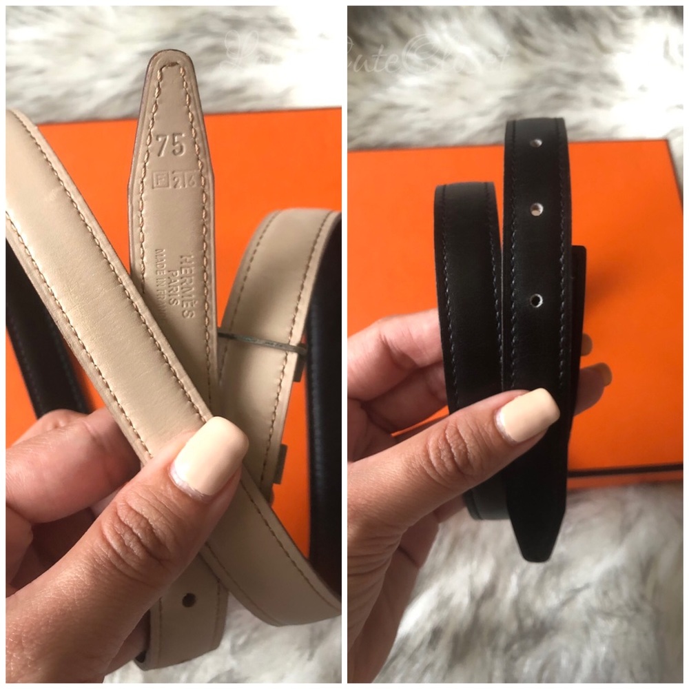 ONLY THIS WEEKEND Authentic 13 mm Hermes Belt Size - Picture 4 of 5